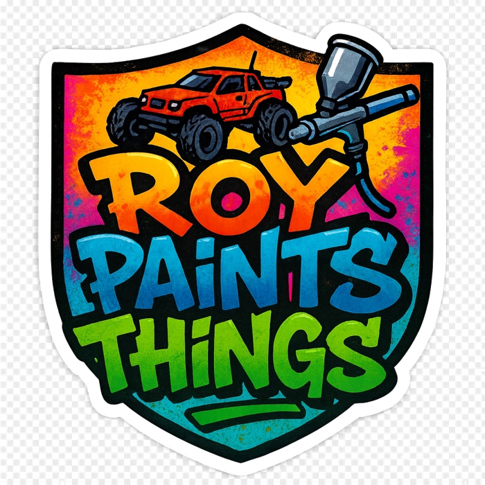 Roy Paints Things